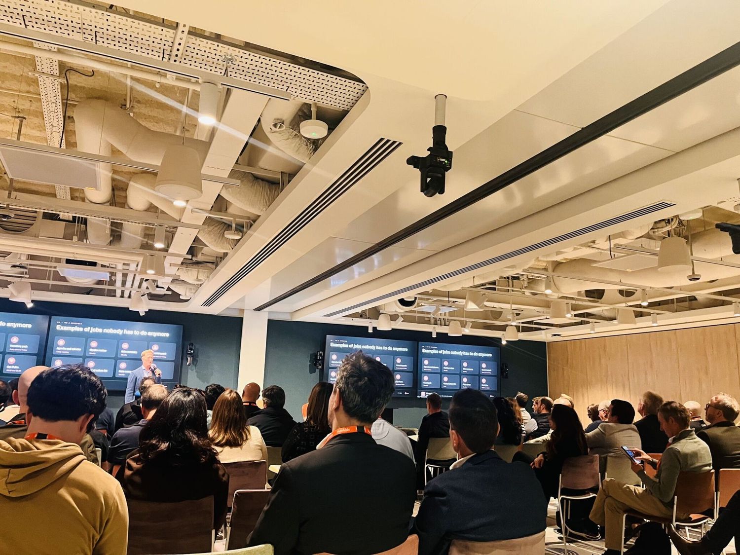 A full room