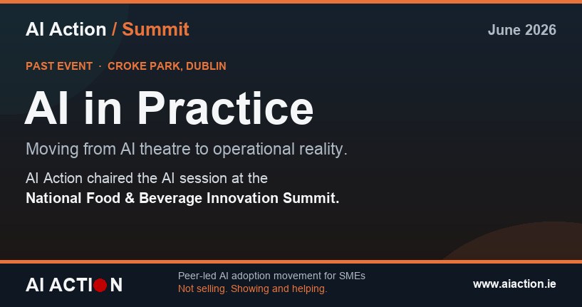 AI in Practice &mdash; National Food & Beverage Innovation Summit, June 2026