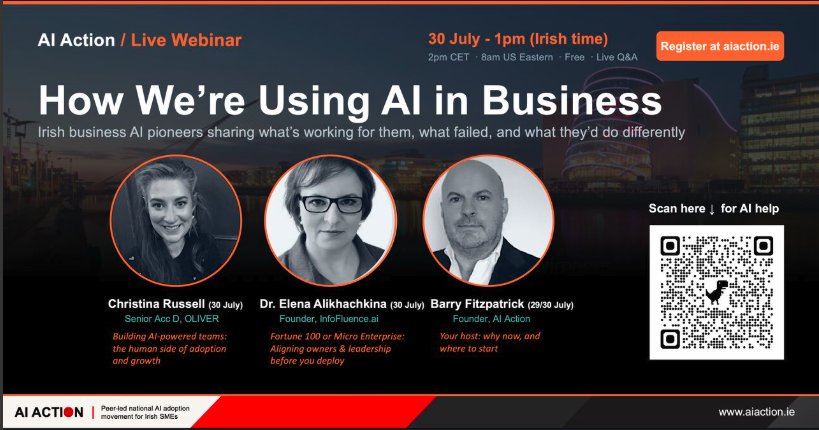 How We&rsquo;re Using AI in Business webinar &mdash; Day 2 flyer